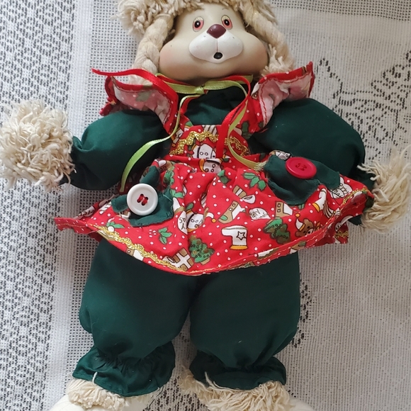 VTG House of Lloyd Christmas Hop Bunny Shelf Sitter Doll Around The World 1995 - Picture 5 of 8